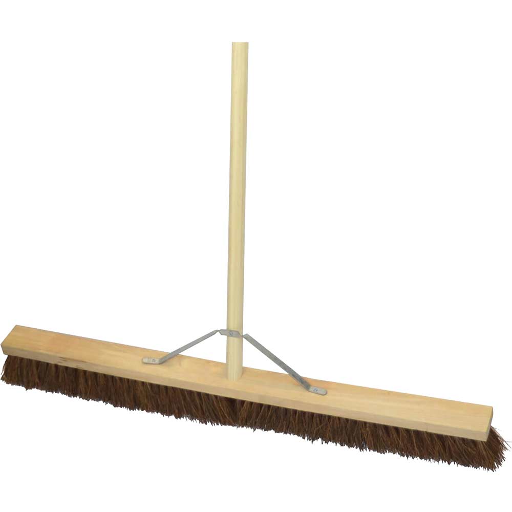 Faithfull Stiff Bassine Broom and Handle and Stay 36