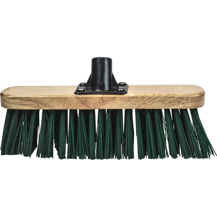 Image of Faithfull Threaded Socket Stiff Green Broom Head 12" 12"