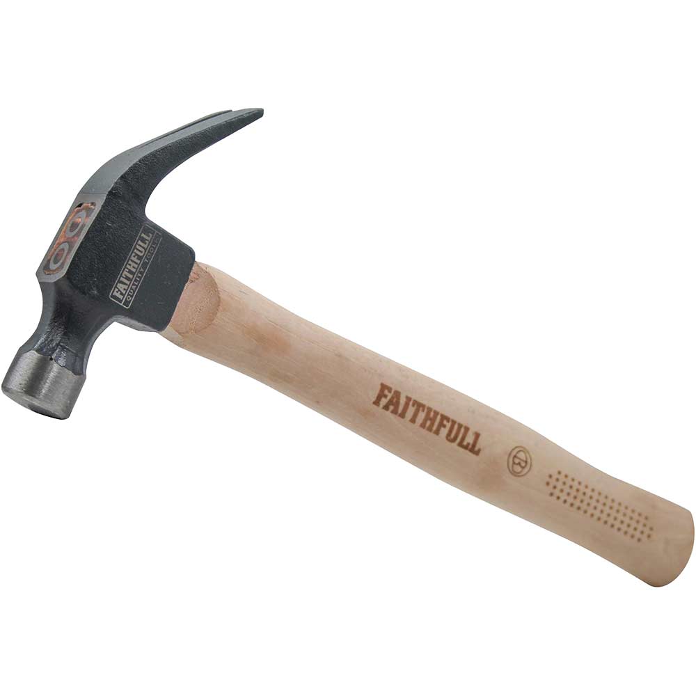Faithfull FSC Hickory Claw Hammer 450g