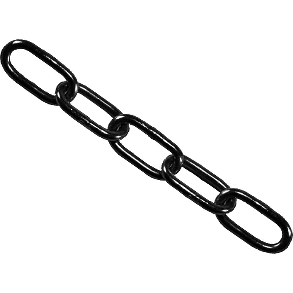 Image of Faithful Metal Chain Black Japanned 6mm 15m