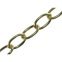 Faithfull Oval Chain Polished Brass