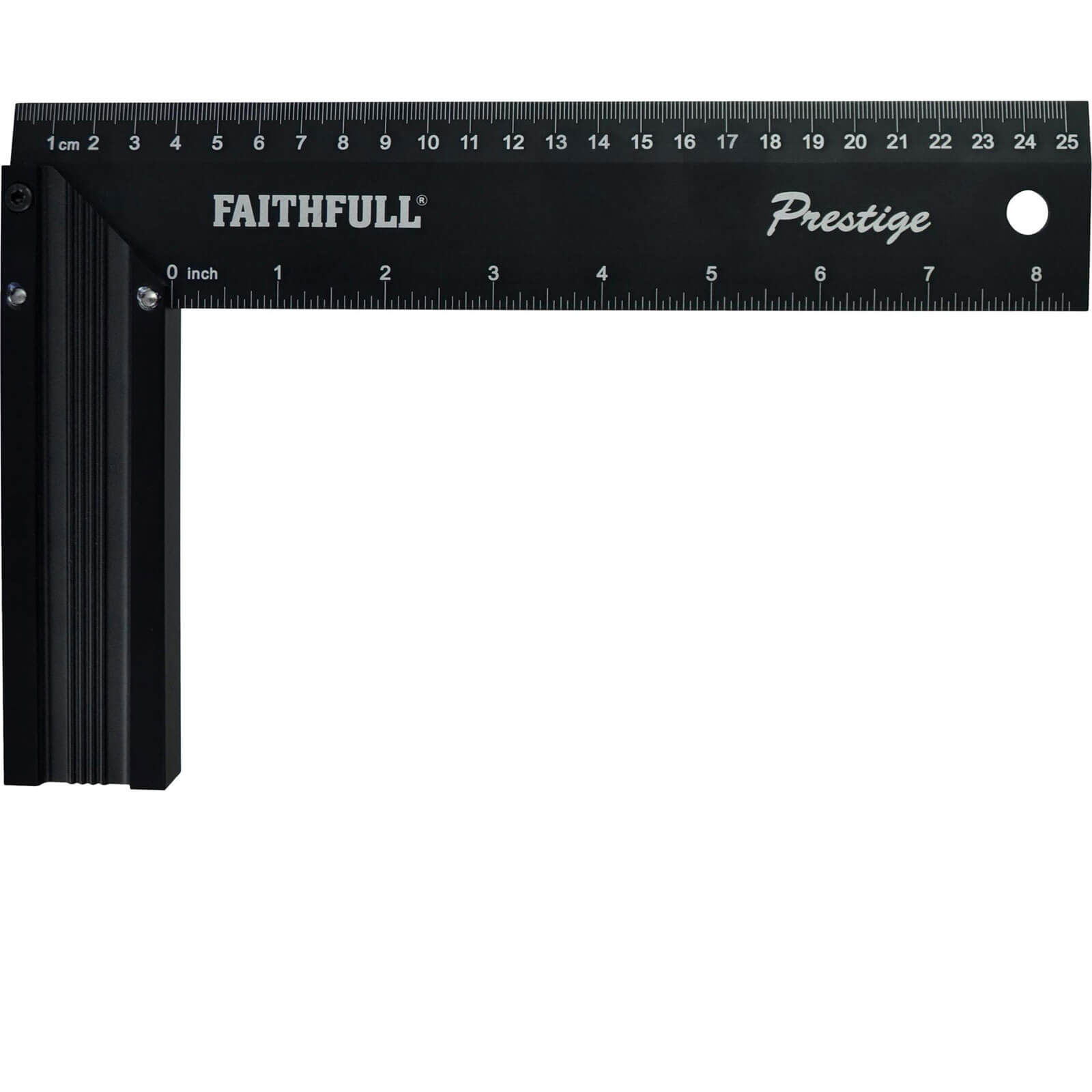 Image of Faithfull Prestige Try Square Black Aluminium 250mm