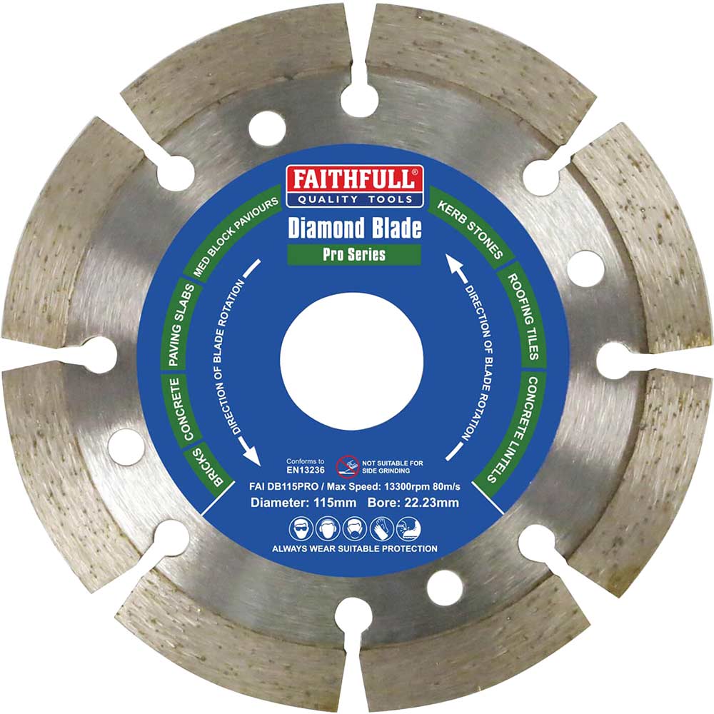 Photos - Cutting Disc Faithfull Professional Diamond  115mm RA3011522 