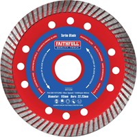 Faithfull Turbo Cut Diamond Cutting Disc