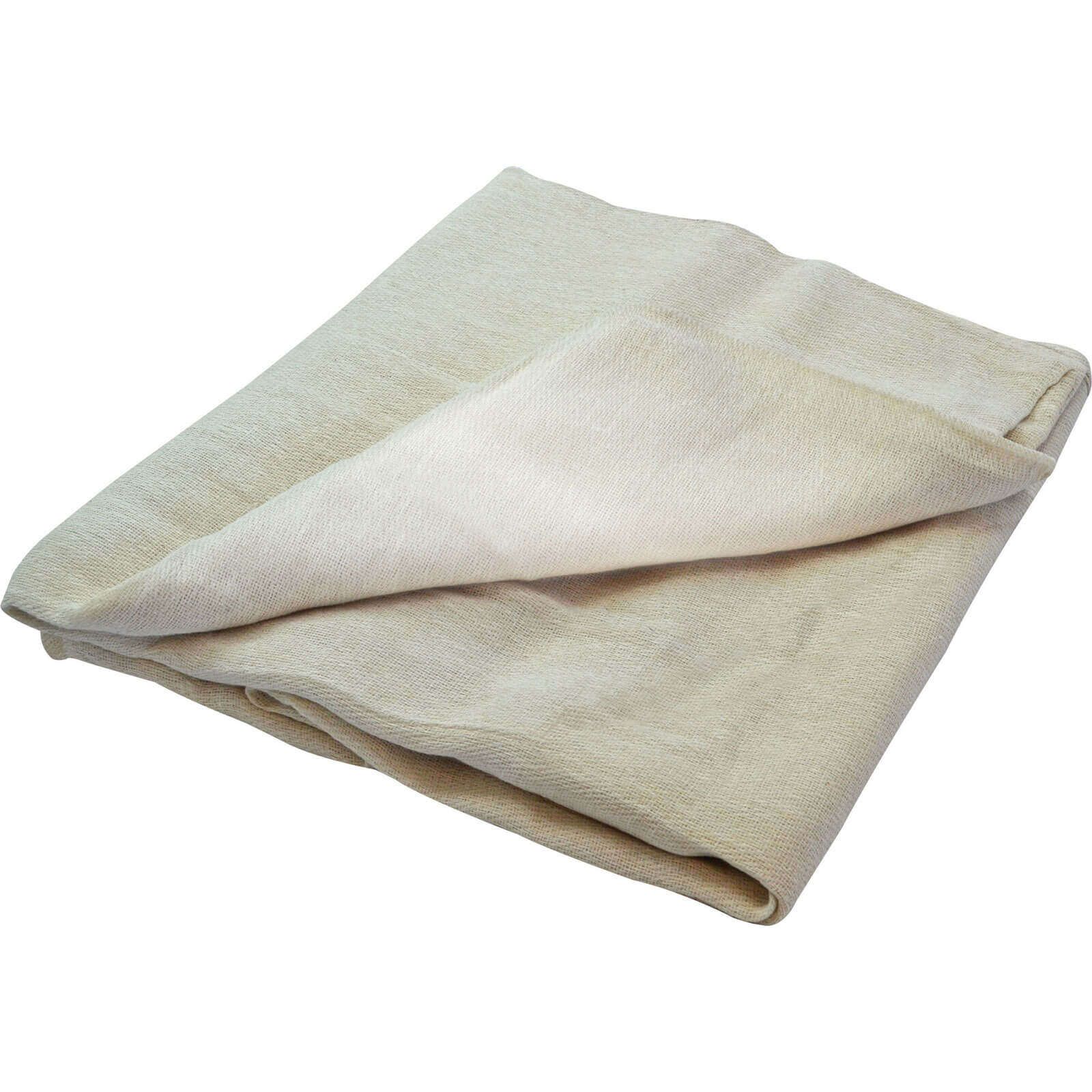 Image of Faithfull Dust Sheet Cotton Twill Poly Coated 3.7m 2.4mm Pack of 1