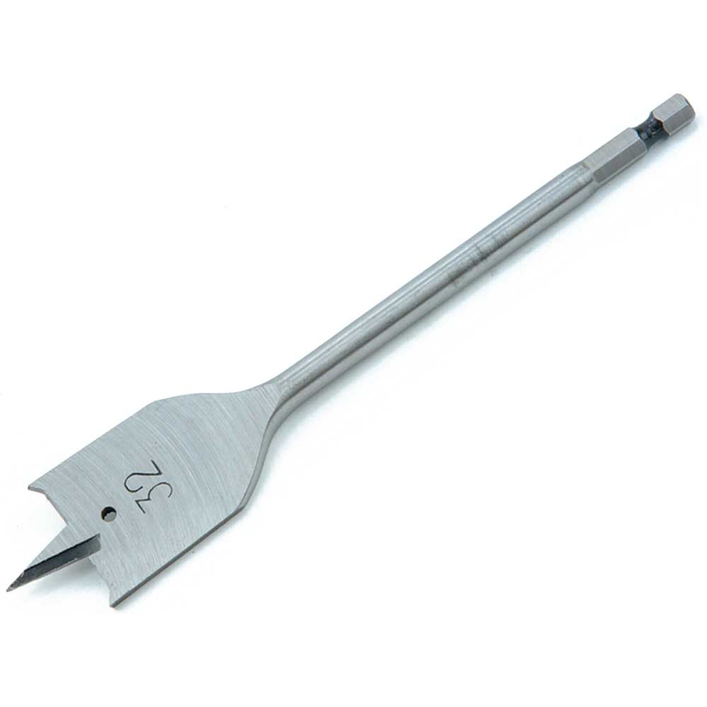 Faithfull Impact Rated Hex Shank Flat Drill Bit 32mm 150mm
