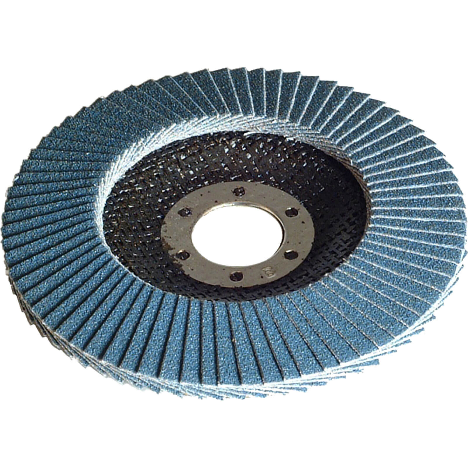 Image of Faithfull Zirconium Abrasive Flap Disc 100mm Coarse