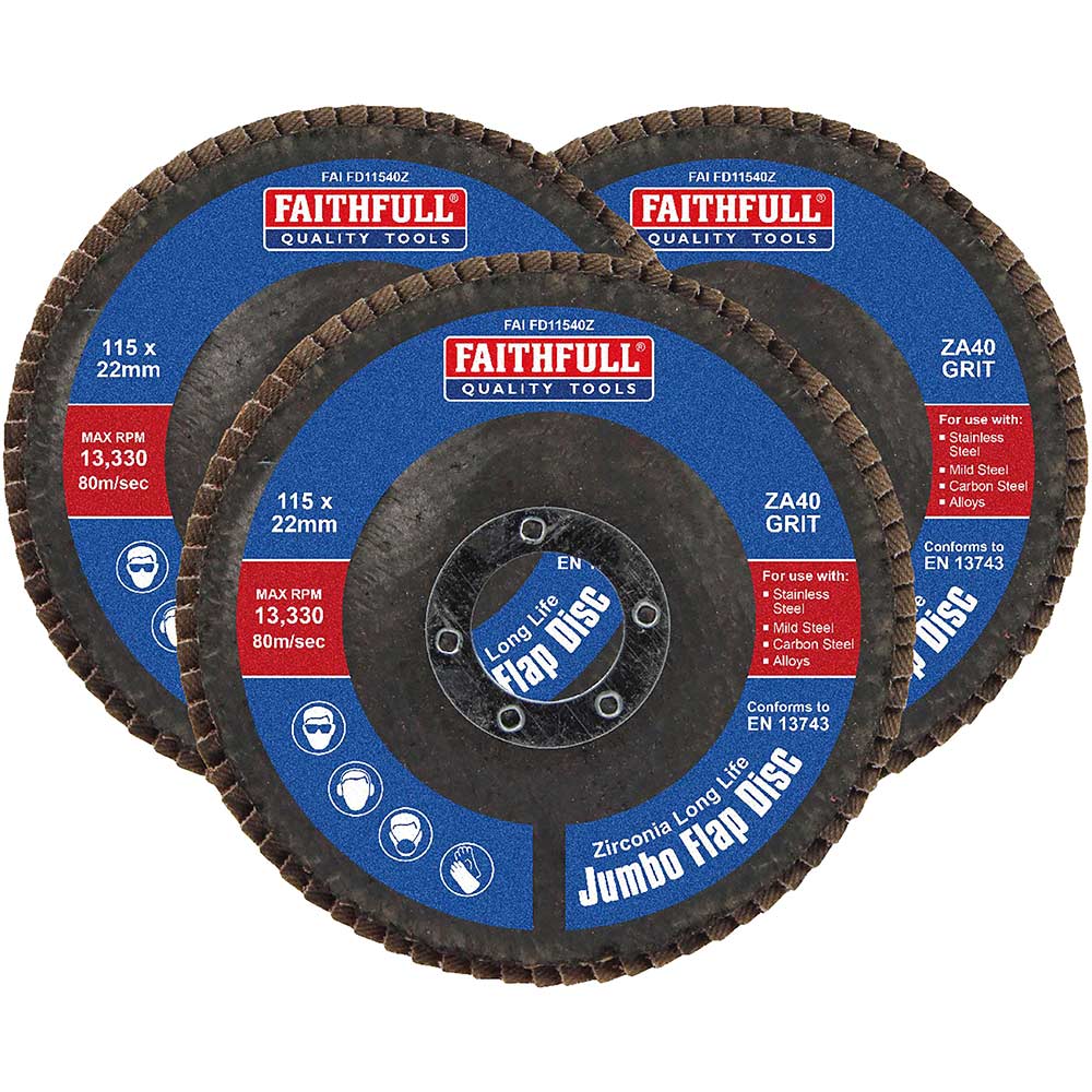 Zirconia Abrasive Jumbo Flap Disc