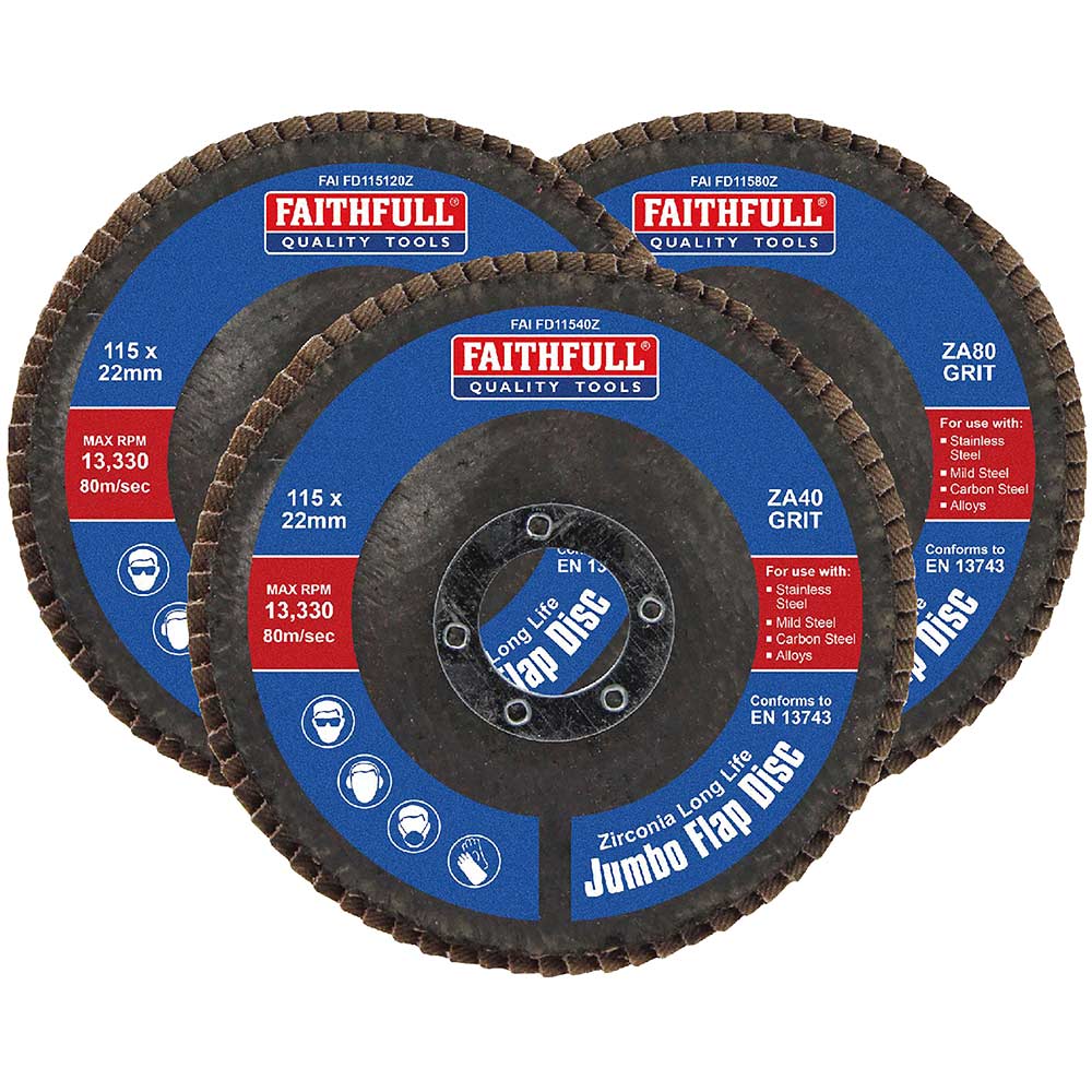 Zirconia Abrasive Jumbo Flap Disc