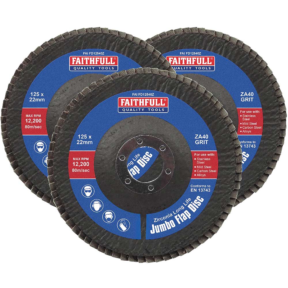 Zirconia Abrasive Jumbo Flap Disc