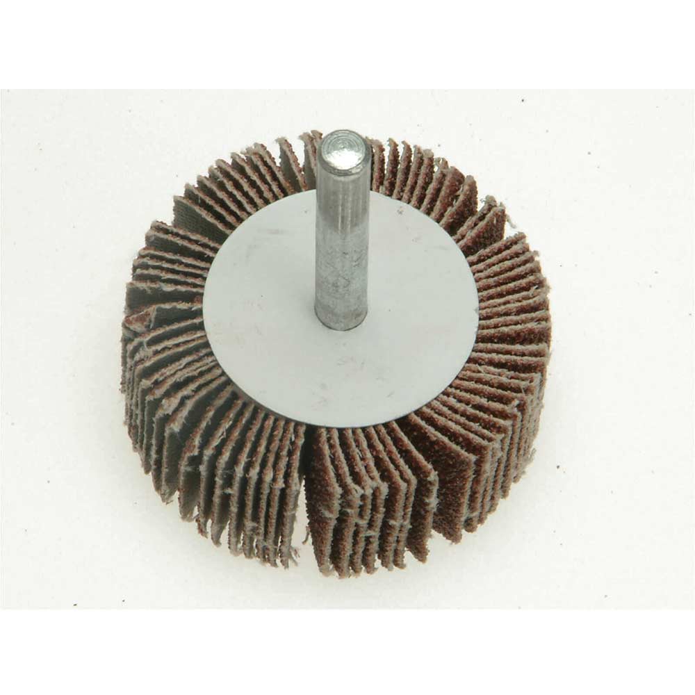 Image of Faithfull Abrasive Flap Wheel 50mm 20mm 100g