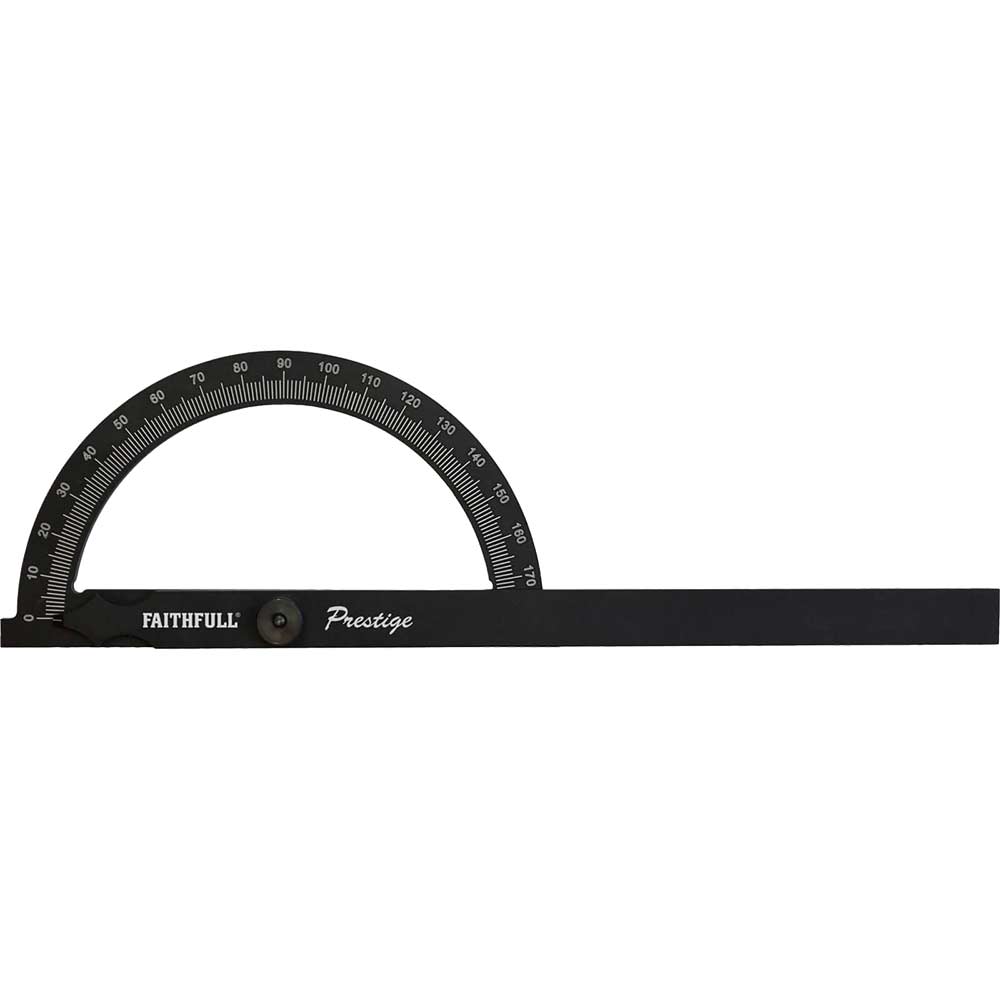 Faithfull Prestige Angle Gauge Black Aluminium