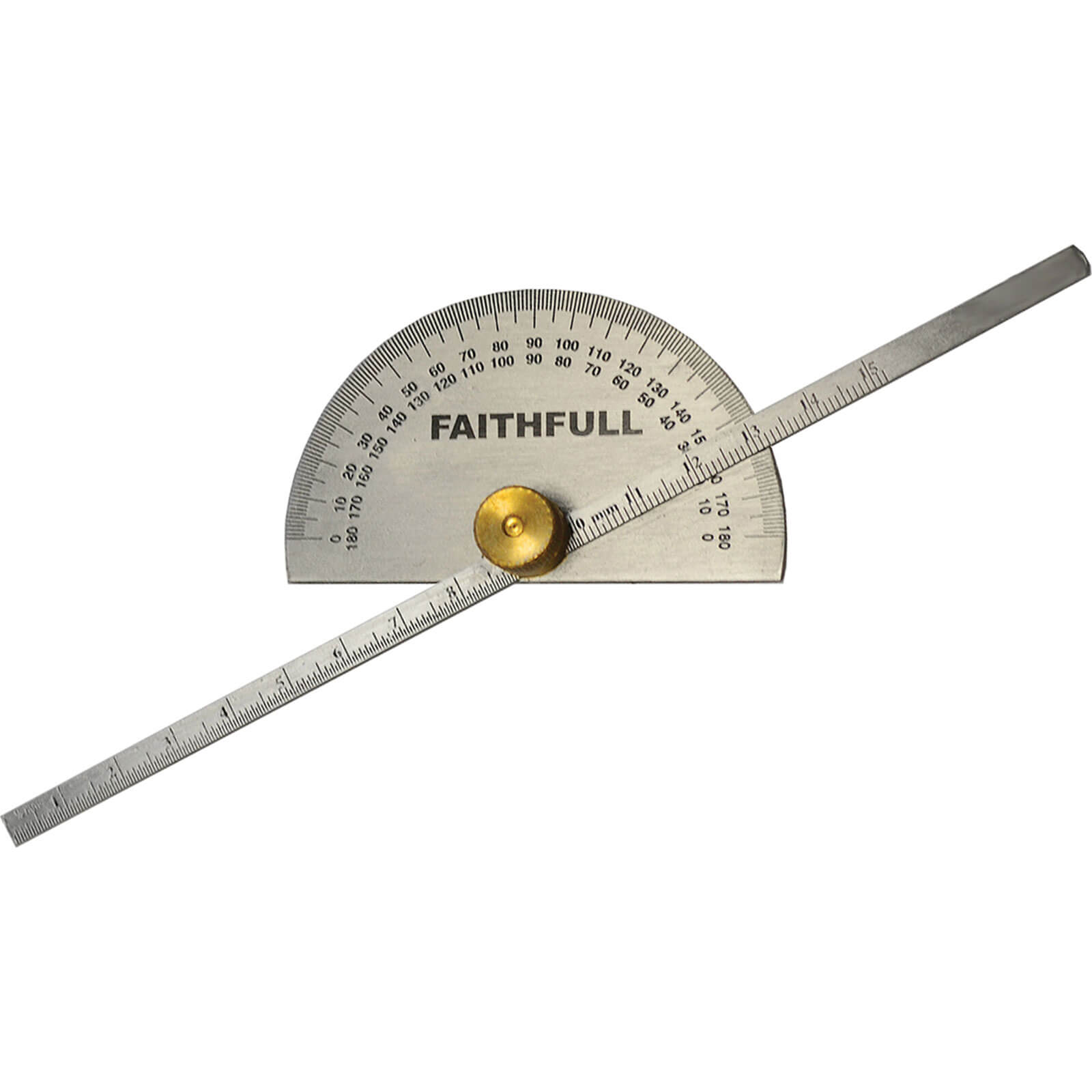 Image of Faithfull Depth Gauge and Protractor