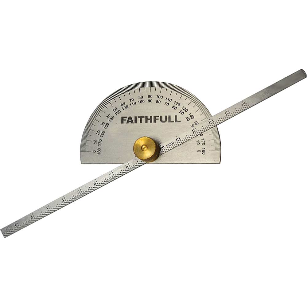 Image of Faithfull Depth Gauge and Protractor