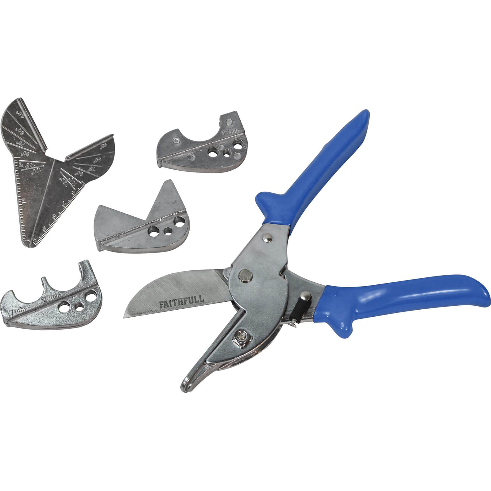 Image of Faithfull Multi Function Gasket and Pipe Mitre Shears Kit