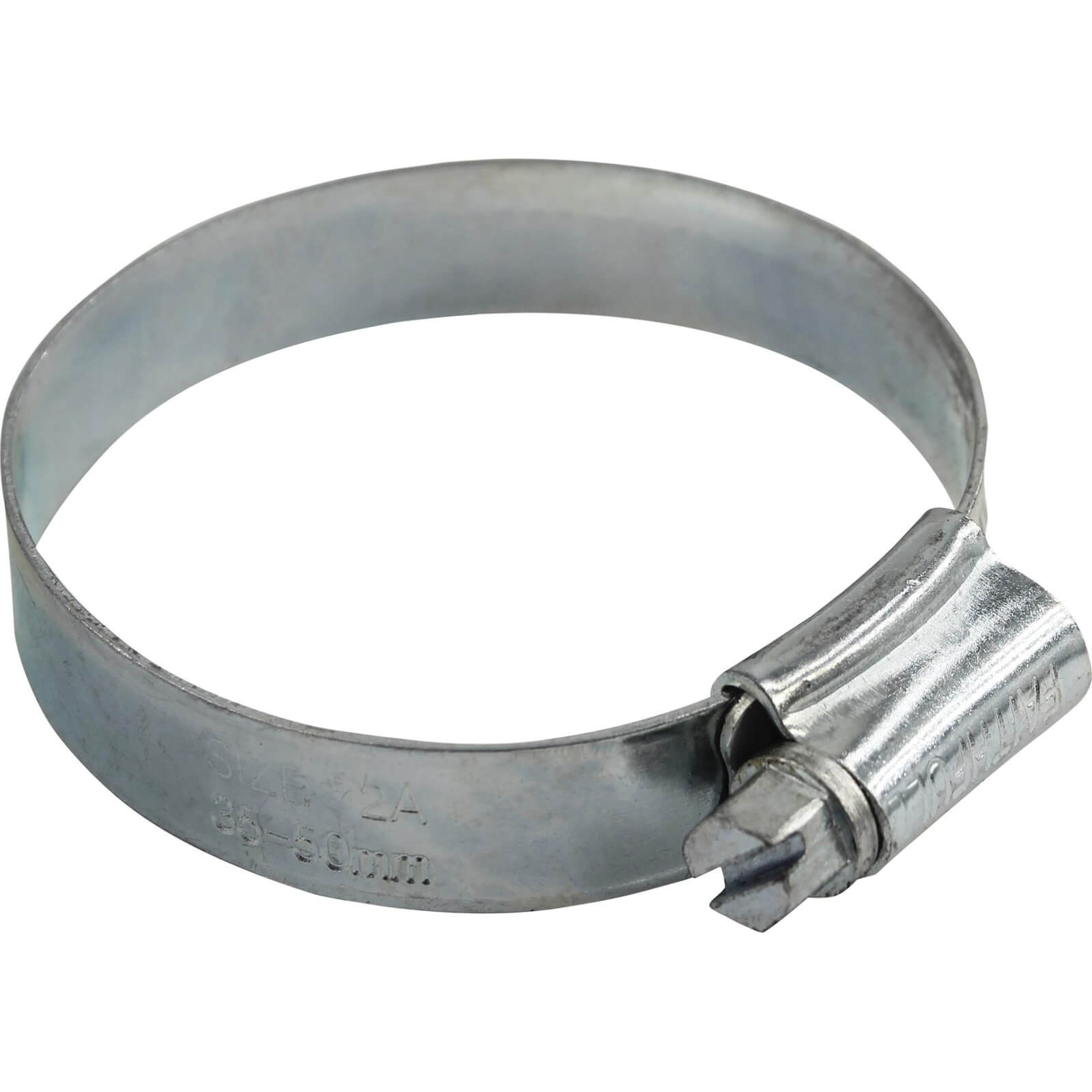 Image of Faithfull Zinc Plated Hose Clips 35mm - 50mm Pack of 1