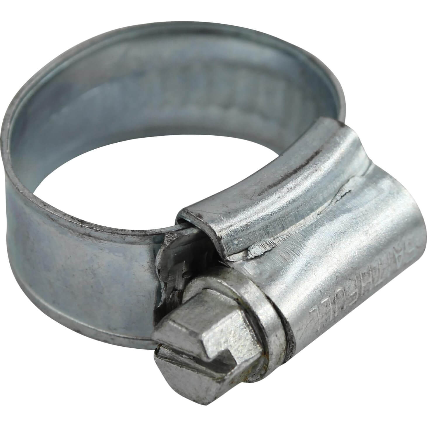Image of Faithfull Zinc Plated Hose Clips 16mm - 22mm Pack of 1