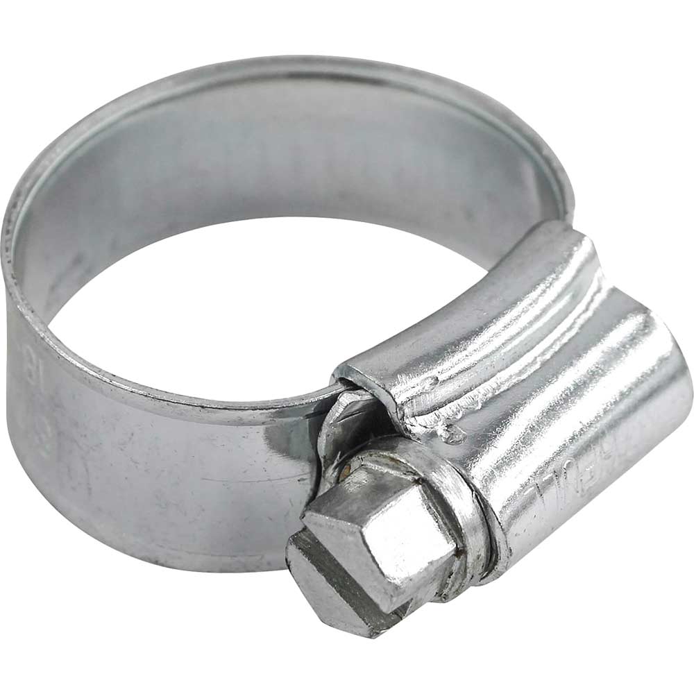 Image of Faithfull Stainless Steel Hose Clip 18mm - 25mm Pack of 1