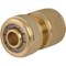 Faithfull Brass Female Water Stop Connector  Faithfull Brass Female Water Stop Connector