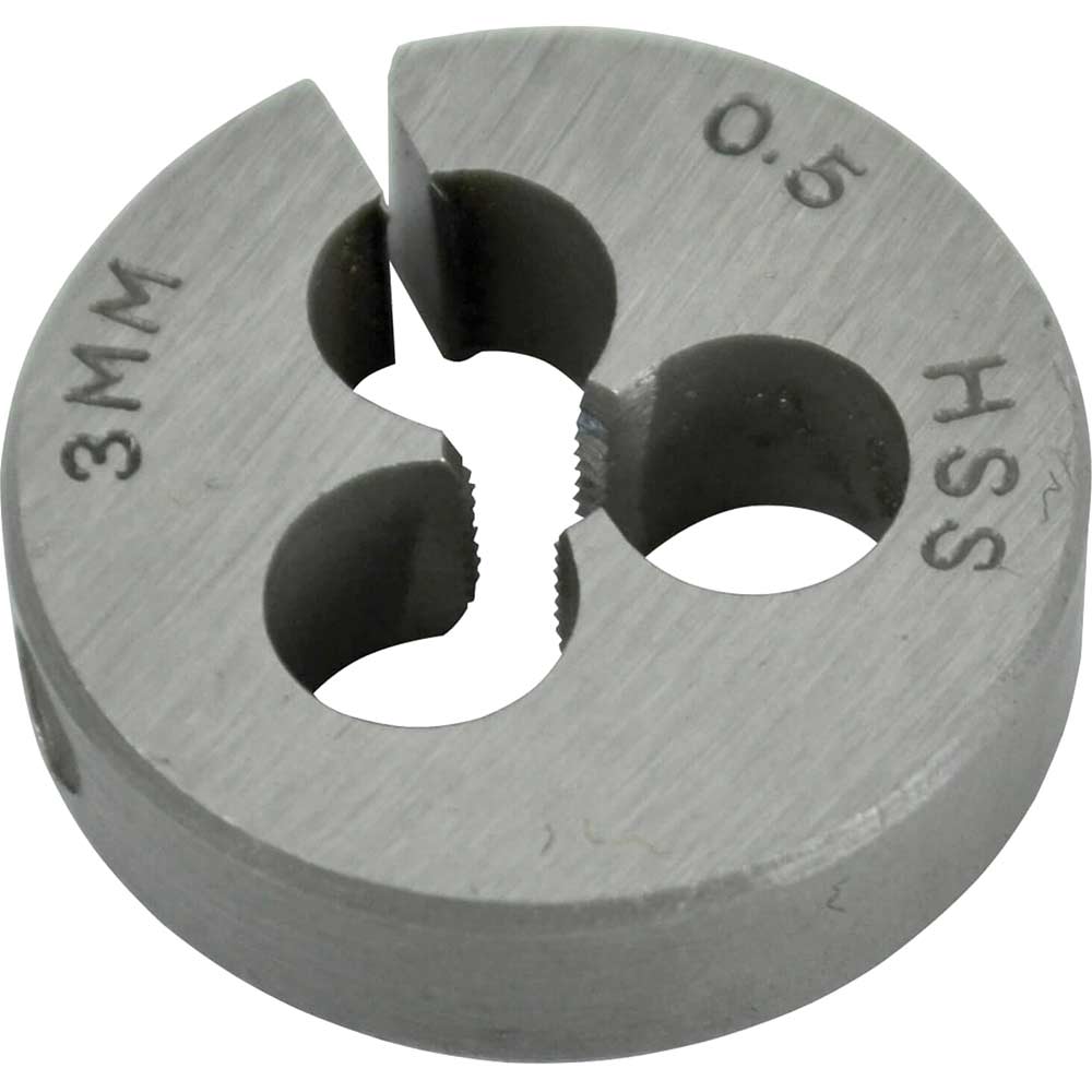 Faithfull HSS Straight Flute Split Dies M3 13/16