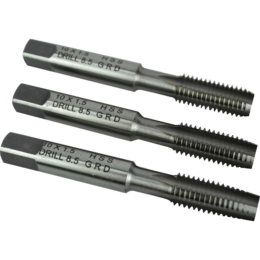 Image of Faithfull HSS Straight Flute Tap Set M10 Set