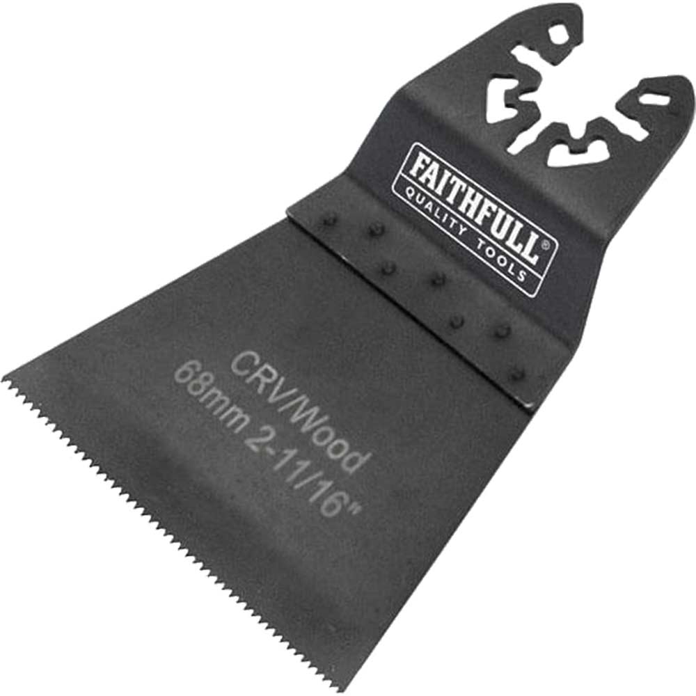 Image of Faithfull Wood Oscillating Multi Tool Flush Cut Blade 68mm Pack of 1