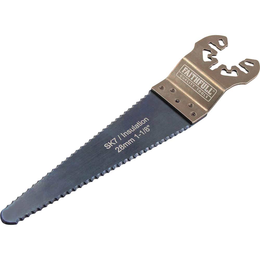 Faithfull Sk7 Wavy Edge Insulation Multitool Oscillating Blade