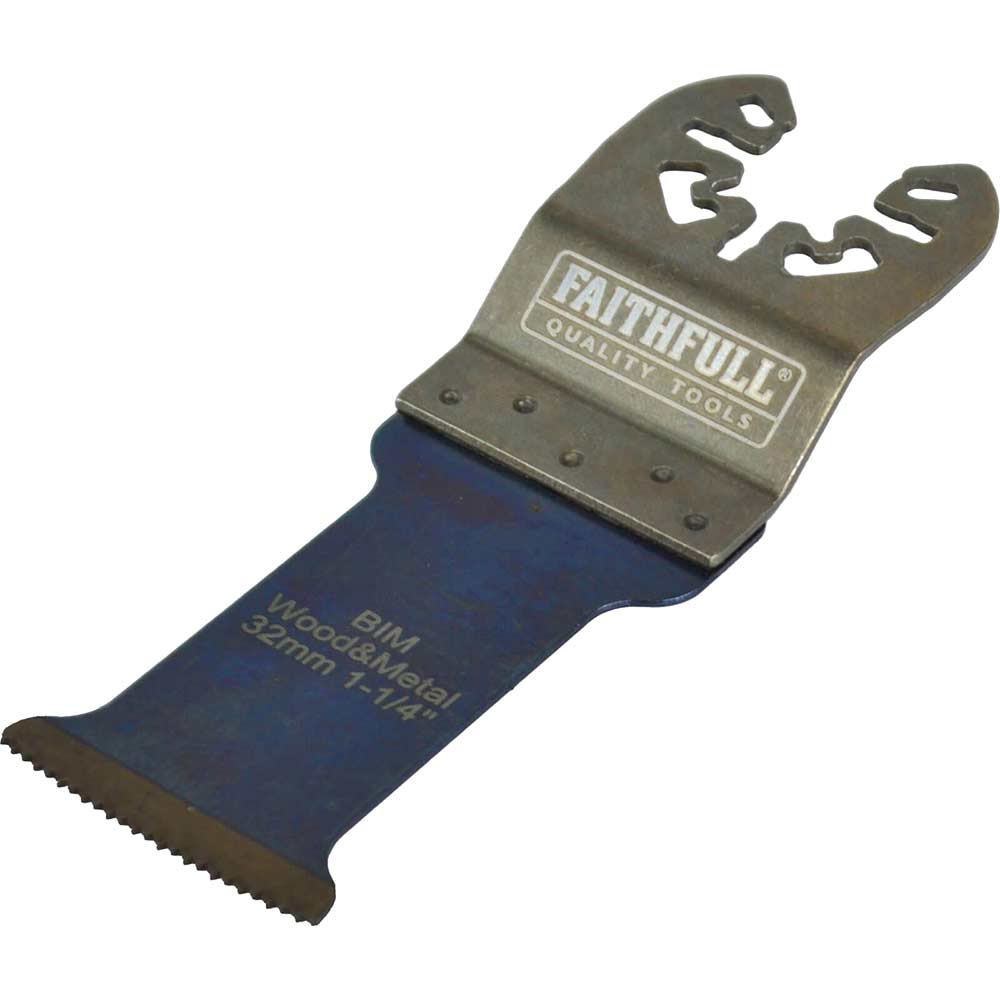 Faithfull BiM OIS Oscillating Multi Tool Premium Arc Cut Blade 32mm Pack of 1