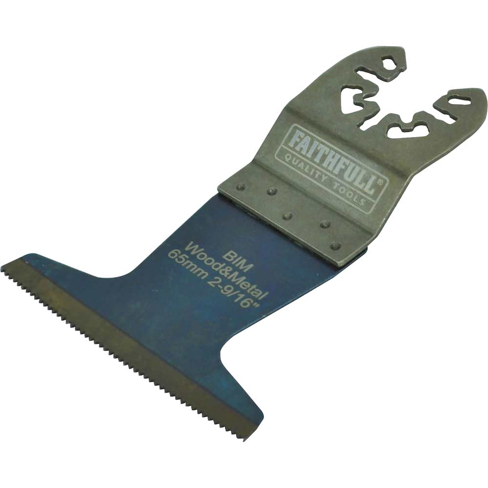 Faithfull BiM OIS Oscillating Multi Tool Premium Arc Cut Blade 65mm Pack of 1
