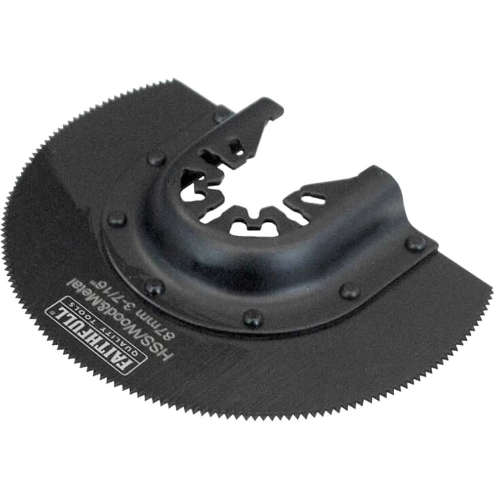 Faithfull MFWM80 OIS Oscillating Multi Tool Metal and Wood Saw Blade 80mm Pack of 1
