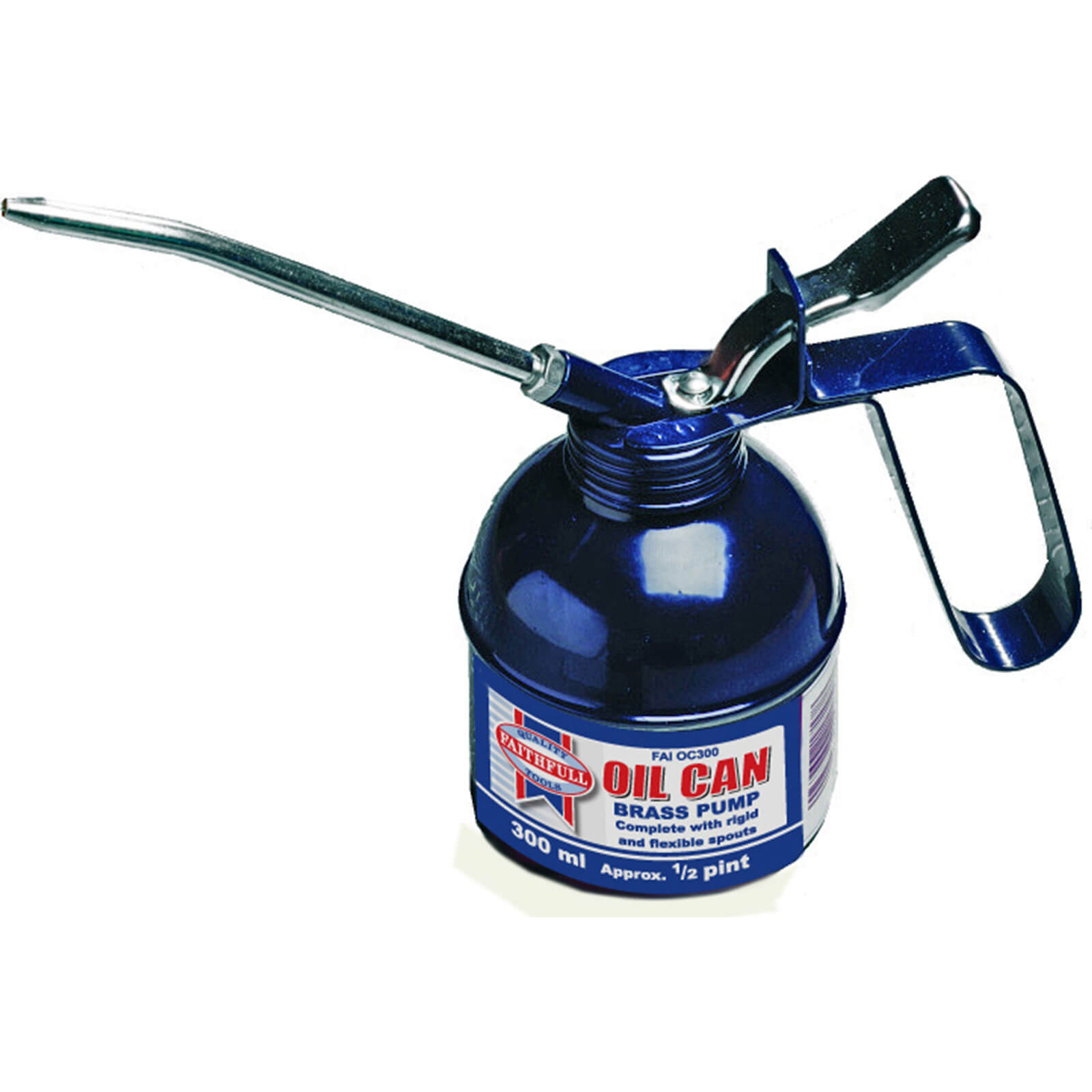 Image of Faithfull Lever Action Oil Can 300ml