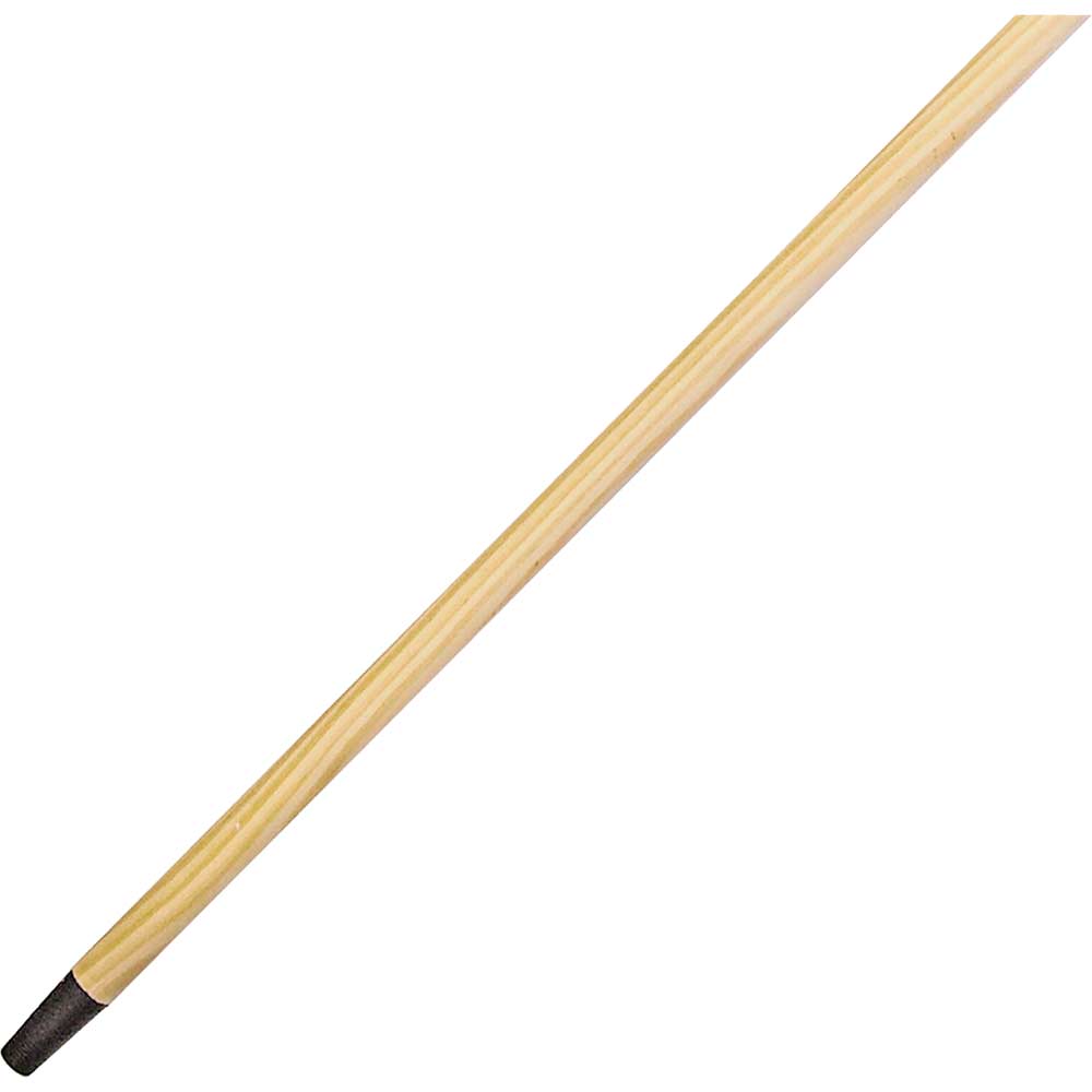 Image of Faithfull 48" Wooden Broom Handle Threaded End 28mm 1200mm