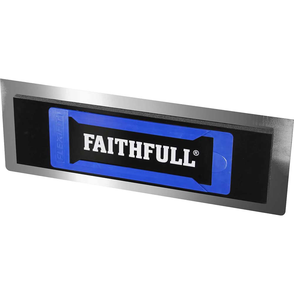 Faithfull Flexifit Foam Backed Stainless Steel Plastering Trowel Blade 14