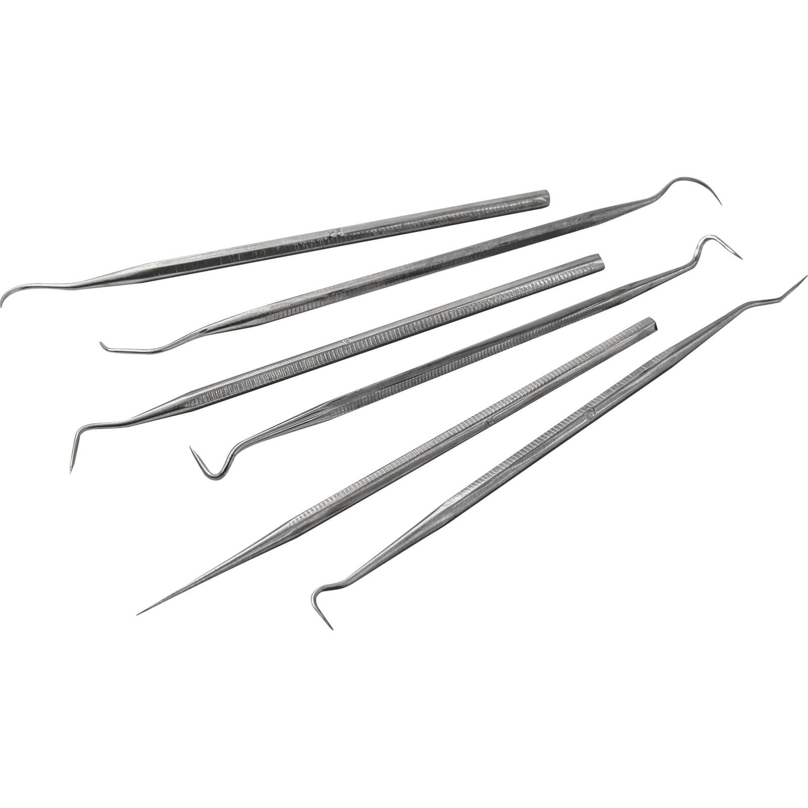 Image of Faithfull 6 Piece Stainless Steel Hook and Pick Set