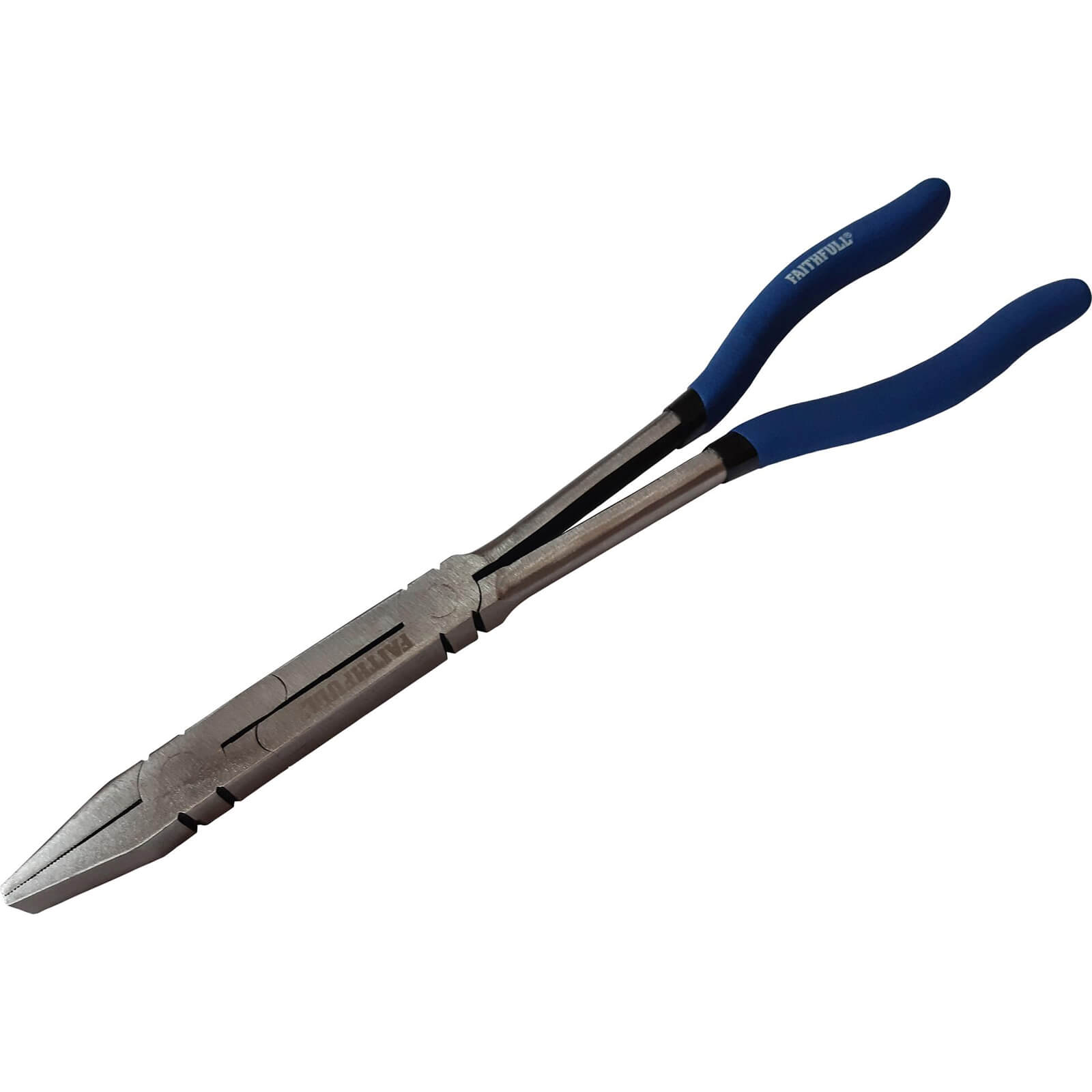 Image of Faithfull Long Reach Flat Nose Pliers 300mm