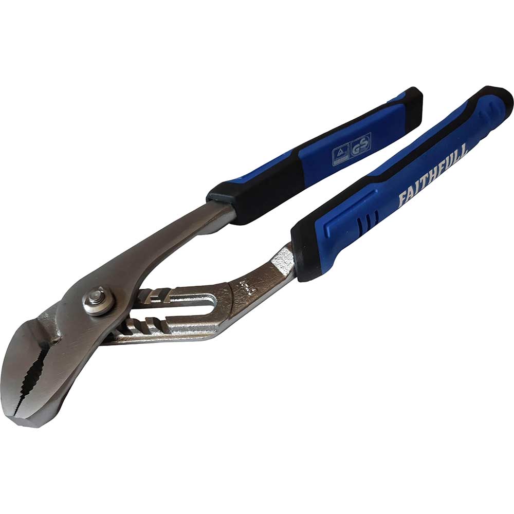 Faithfull Soft Grip Water Pump Pliers 250mm
