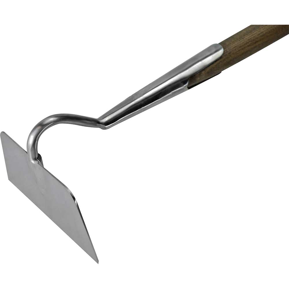 Image of Faithfull Prestige Stainless Steel Draw Hoe