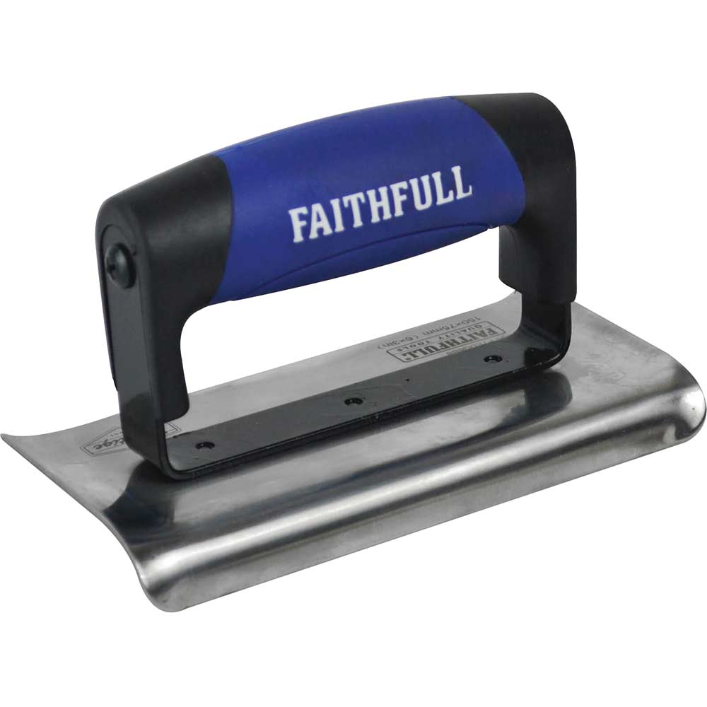 Image of Faithfull Prestige Edging Trowel 6" 3"