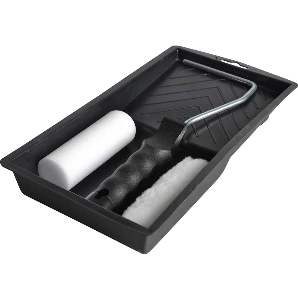 Faithfull Mini Paint Roller Set 100mm
