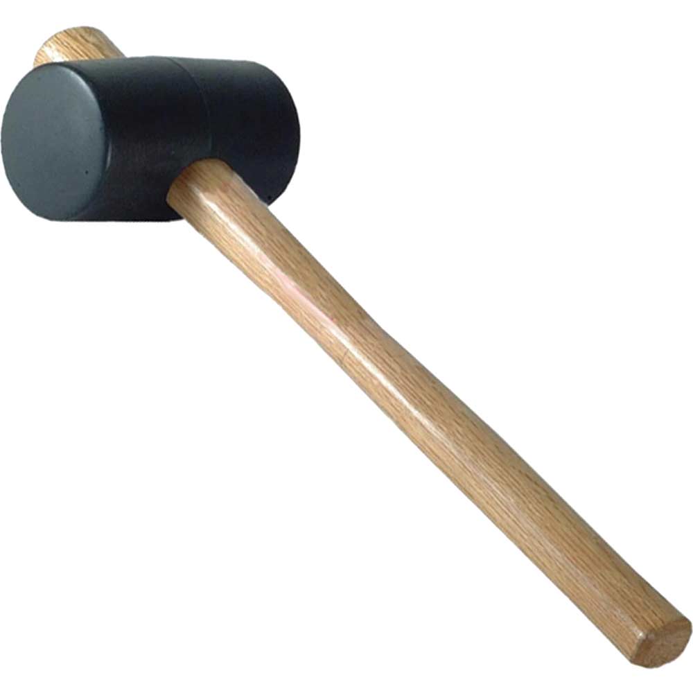 Image of Faithfull Black Rubber Mallet 680g