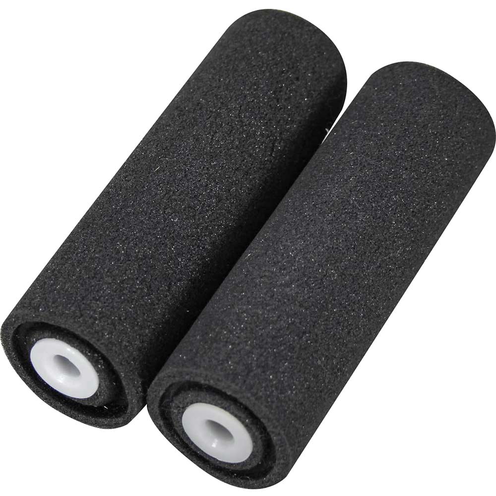 Image of Faithfull Concave Foam Mini Roller Refills 100mm Pack of 2