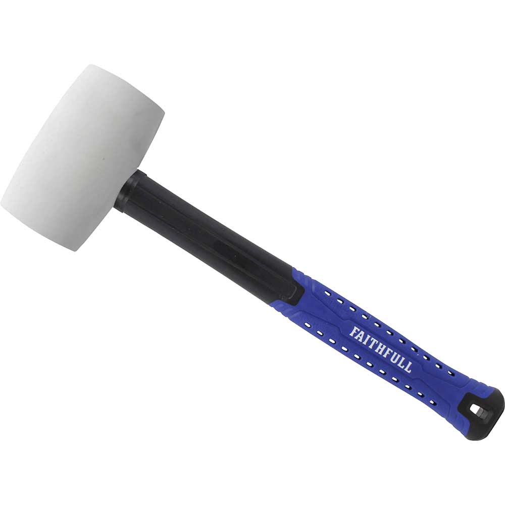 Faithfull White Fibreglass Mallet 680g