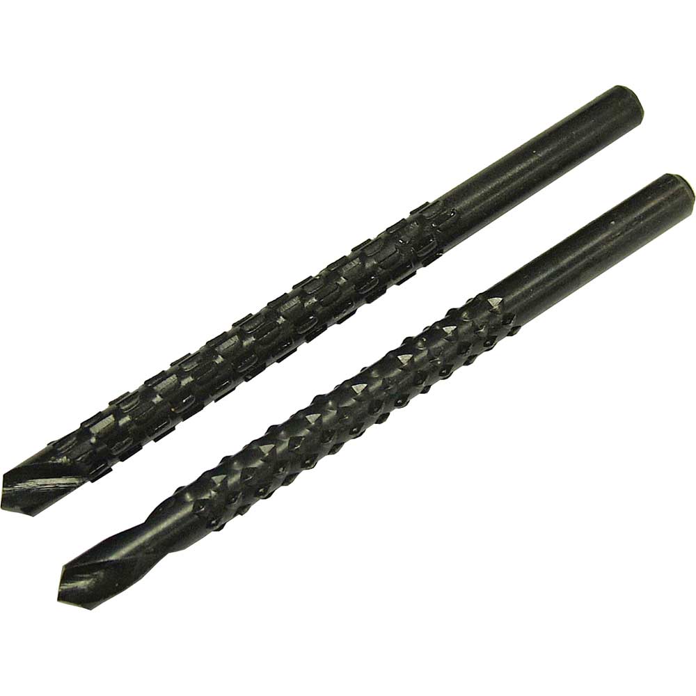 Image of Faithfull 2 Piece Wood Rasp and Metal File Saw Drill Bit Set