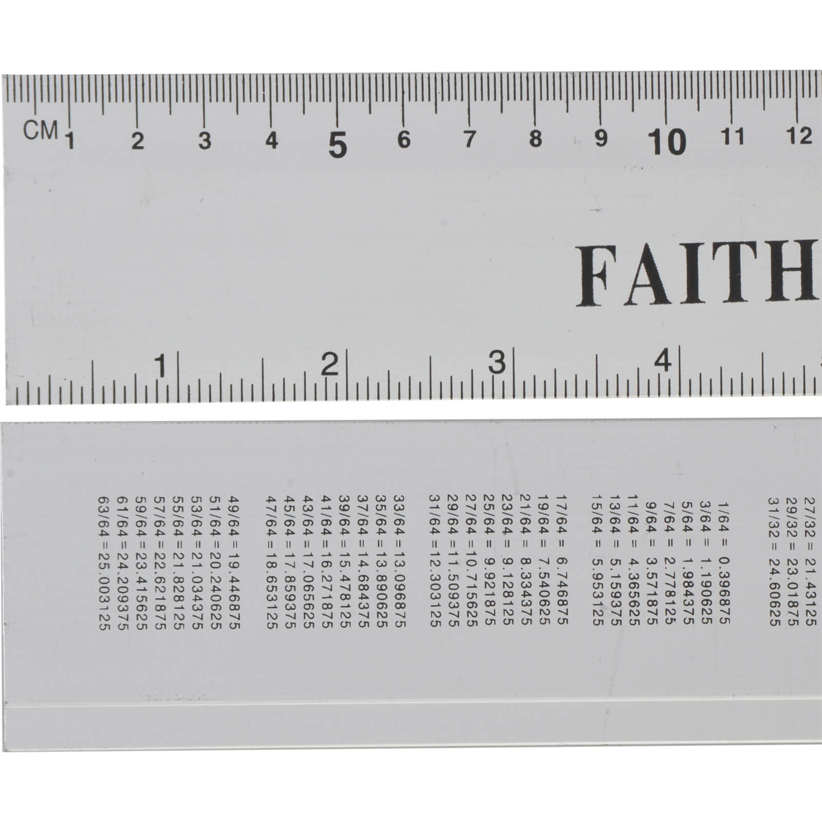 Photos - Tape Measure and Surveyor Tape Faithfull Aluminium Rule 12" / 300mm FAIRULE300 