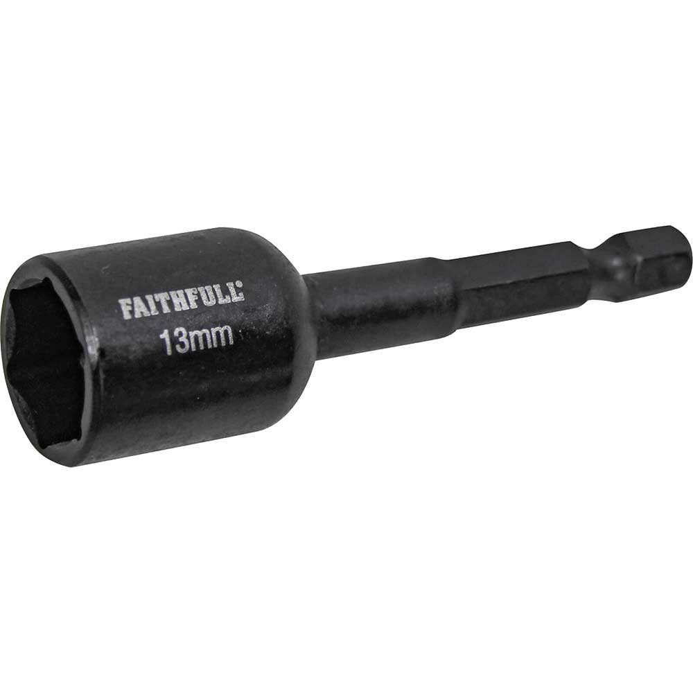 Faithfull Magnetic Impact Nut Driver 13mm