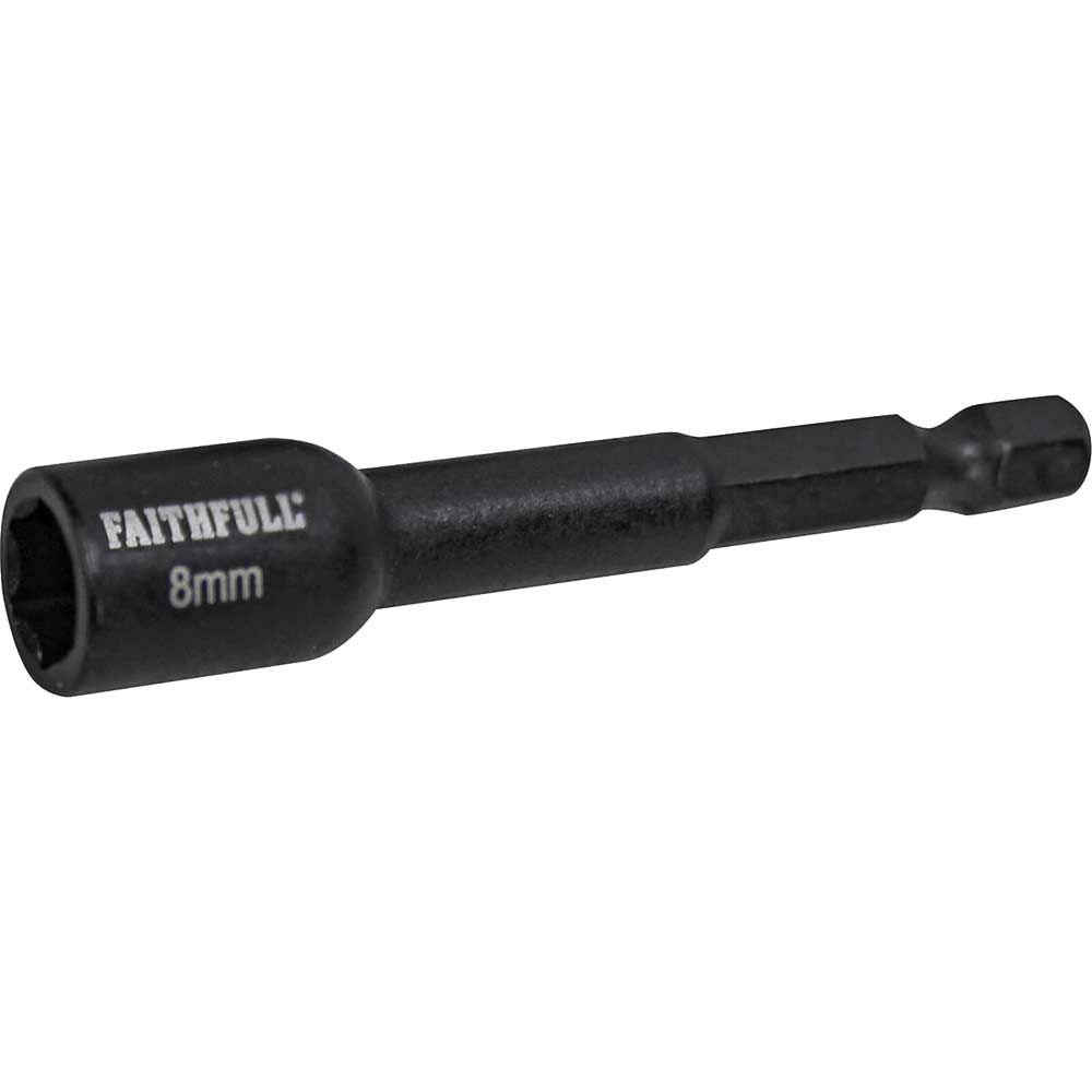 Faithfull Magnetic Impact Nut Driver 8mm