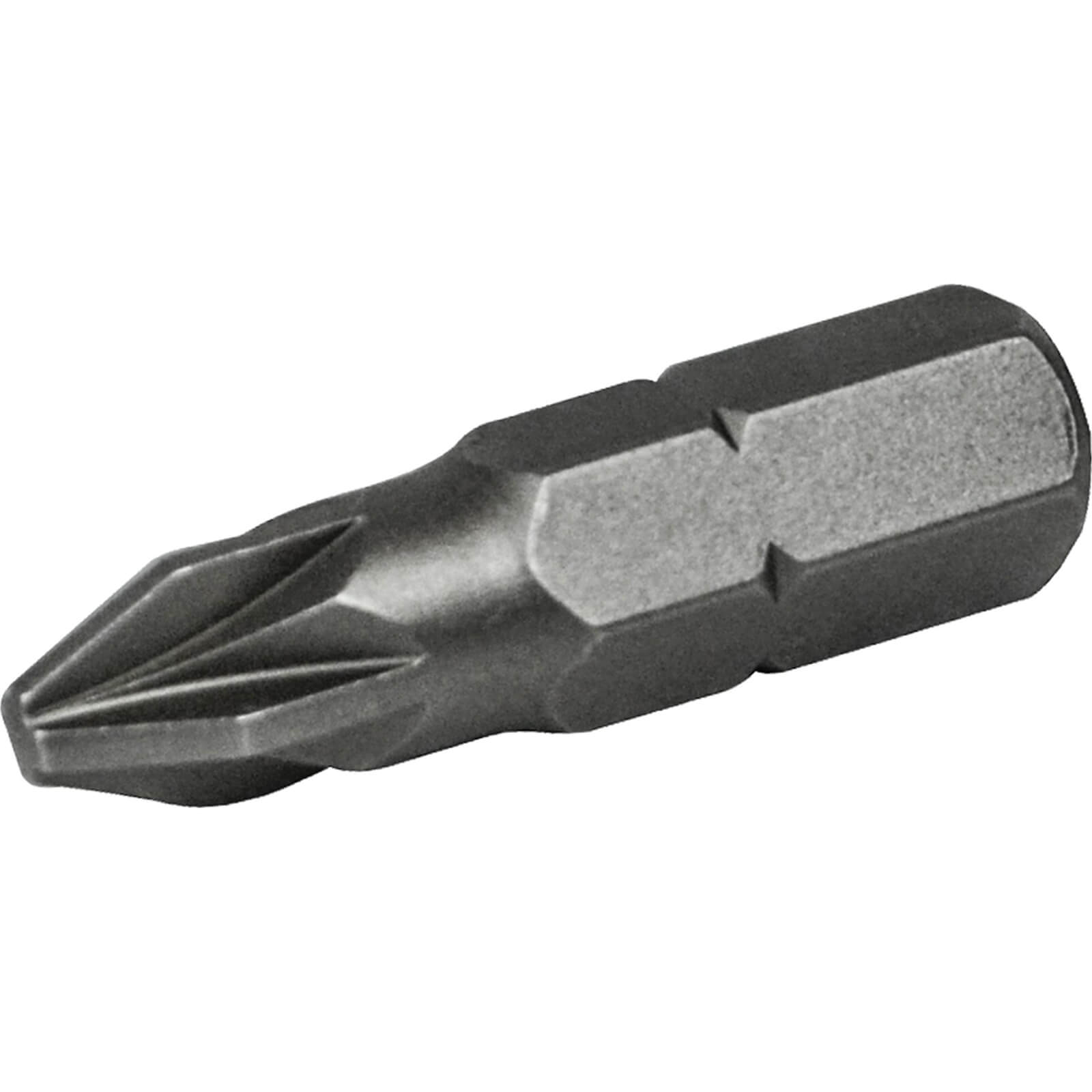 Image of Faithfull Pozi S2 Grade Steel Screwdriver Bits PZ1 25mm Pack of 3