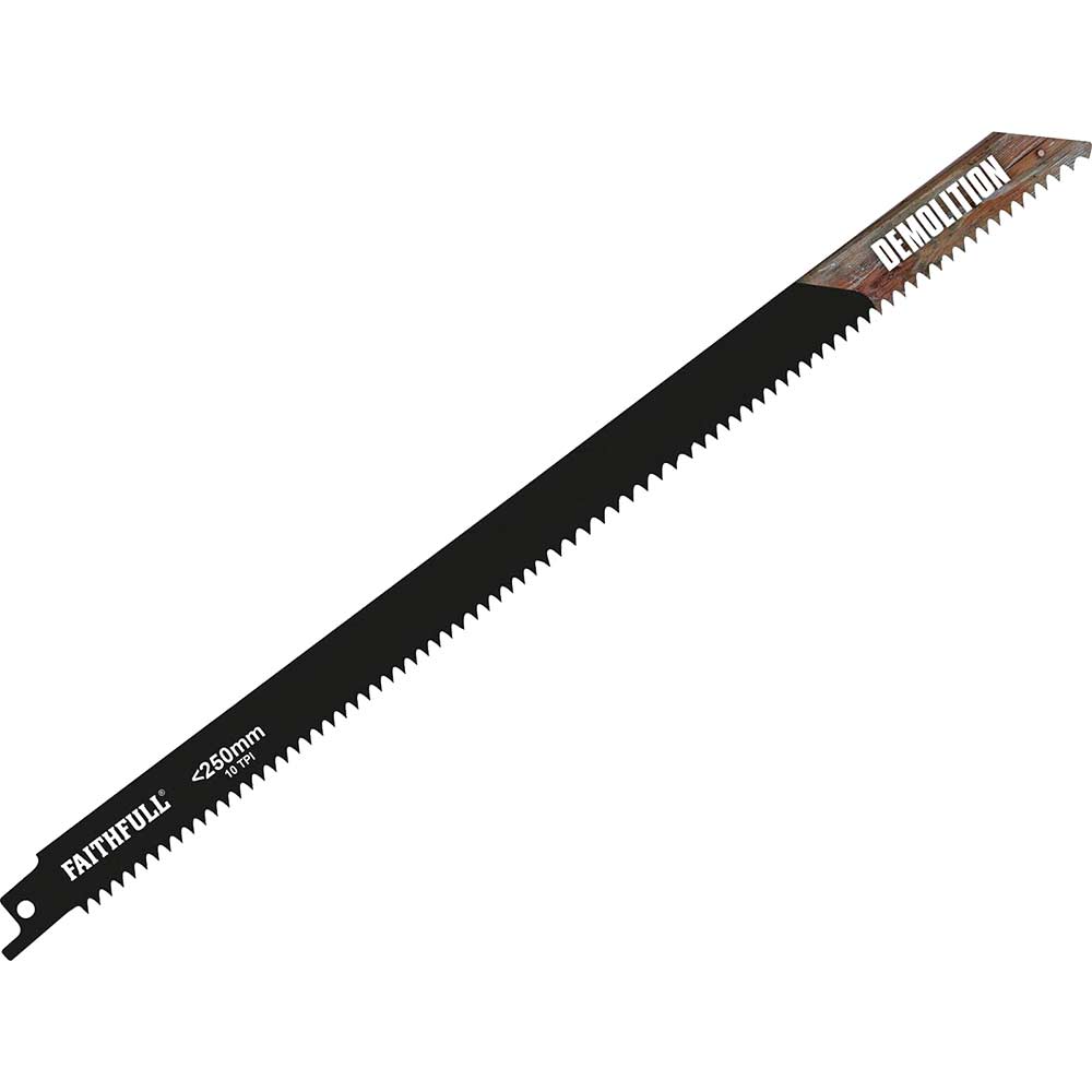 Faithfull S1120HF Wood and Metal Cutting Reciprocating Sabre Saw Blades 300mm Pack of 5