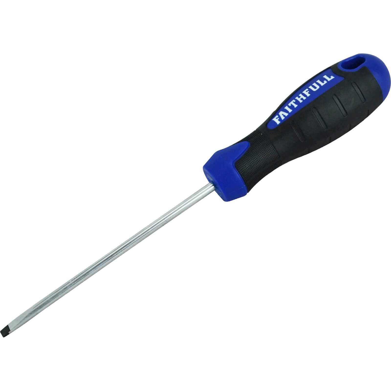 Image of Faithfull Soft Grip Parallel Slotted Tip Screwdriver 4mm 100mm