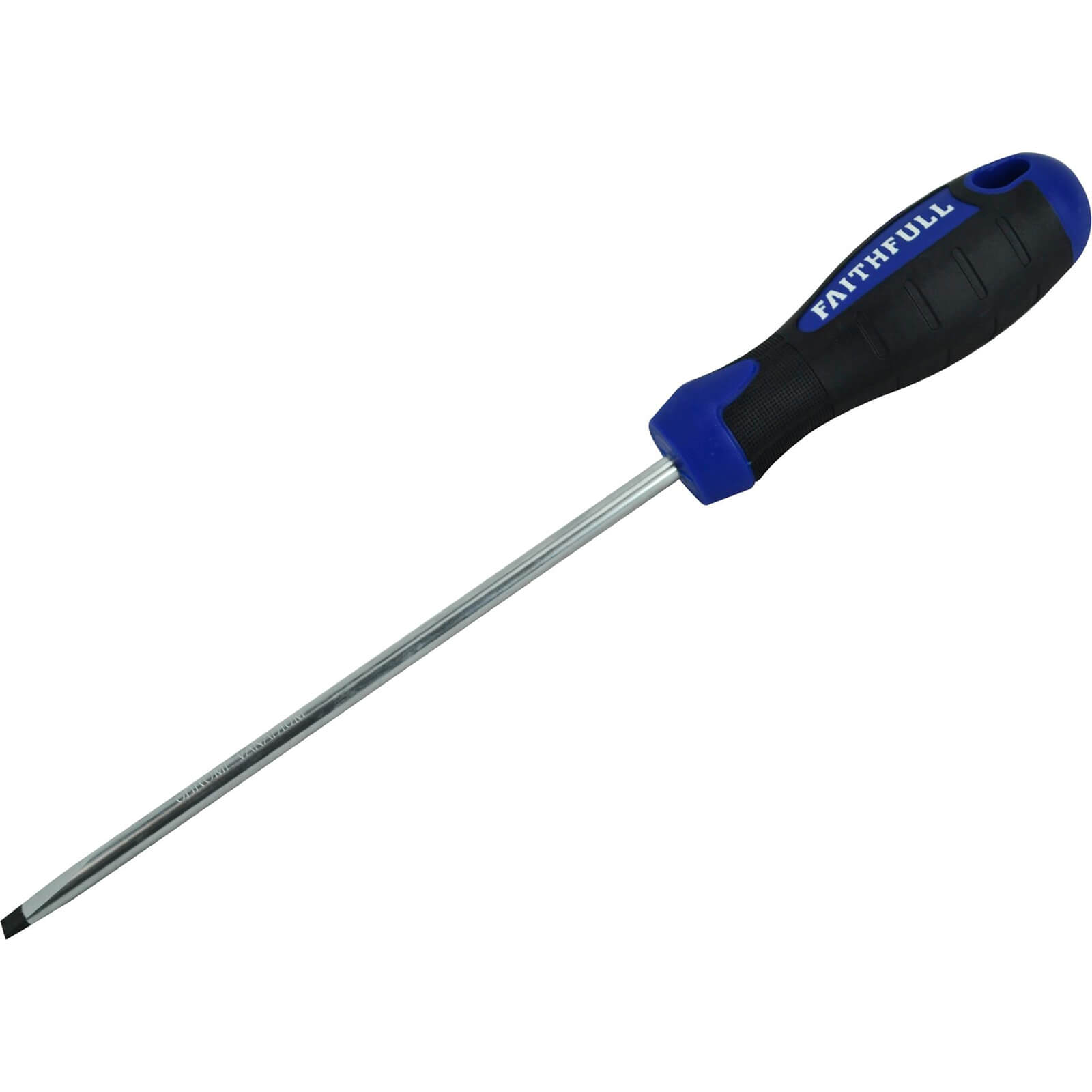 Image of Faithfull Soft Grip Parallel Slotted Tip Screwdriver 5.5mm 150mm